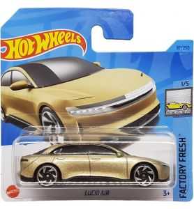 Hot Wheels - Lucid Air - Factory Fresh 1/5 - HKJ29 - Short Card - Gold...