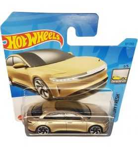 Hot Wheels - Lucid Air - Factory Fresh 1/5 - HKJ29 - Short Card - Gold...