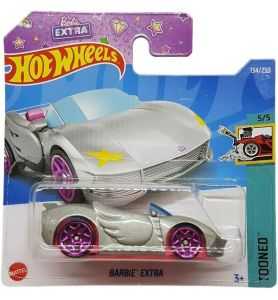 Hot Wheels - Barbie Extra - Tooned 5/5 - HCT35 - Short Card - Silver pink -...