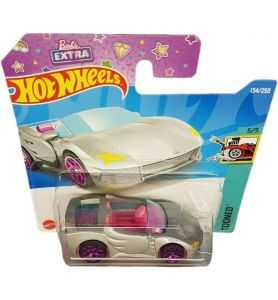 Hot Wheels - Barbie Extra - Tooned 5/5 - HCT35 - Short Card - Silver pink -...