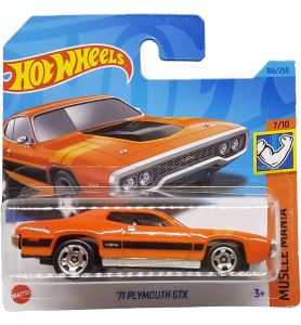 Hot Wheels - ´71 Plymouth GTX - Muscle Mania 7/10 - HKJ56 - Short Card -...