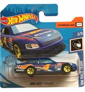 Hot Wheels 2010 Chevy Impala HW Race Team 2/5 2020 (209/250) Short Card
