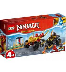 Lego Ninjago 71789 Batalla en Coche y Moto de Kai y Ras