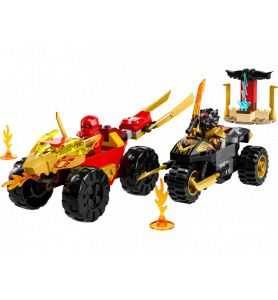 Lego Ninjago 71789 Batalla en Coche y Moto de Kai y Ras