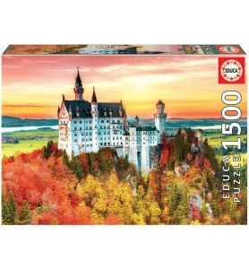 Educa - Puzzle de 1500 para Adultos. Otoño en Neuschwanstein
