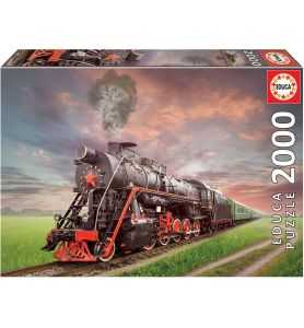 Educa - Genuine Puzzles, Puzzle 2.000 Piezas, Locomotora de Vapor