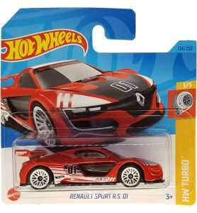 Hot Wheels - Renault Sport R.S. 01 - HW Turbo 3/5 - HKJ38 - Short Card - Rojo...