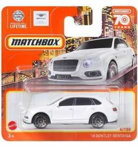 Matchbox '18 Bentley Bentayga 4/100 Serie 2023 Blanco Blanco