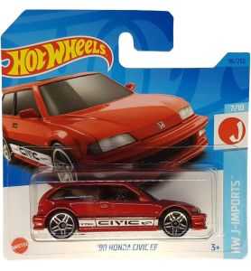 Hot Wheels - ´90 Honda Civic EF - HW J-Imports 7/10 - HKJ16 - Short Card -...