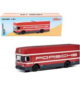 Schuco Camión Transporte Mercedes / Porsche nuevo 1:64