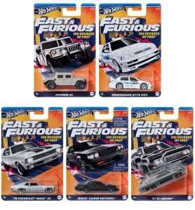 Hot Wheels Fast & Furious Decades of Fast 2024  Serie completa