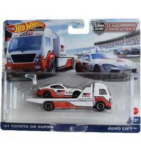 Hot Wheels Team Transport Toyota GR Supra y Aero Lift Nº37