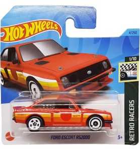 Hot Wheels - Ford Escort RS2000 - Retro Racers 1/10 - HKJ77 - Short Card -...