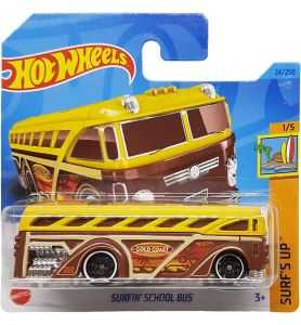 Hot Wheels - Surfin´School Bus - Surf´s Up 1/5 - HKJ32 - Short Card - Gold...