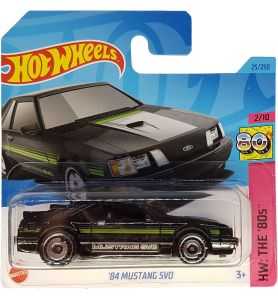 Hot Wheels - ´84 Mustang SVO - HW The ´80s 2/10 - HKJ60 - Short Card - Ford -...