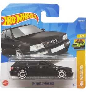Hot Wheels - ´94 Audi Avant RS2 - HW Wagons 5/5 - HCT69 - Short Card - Negro...
