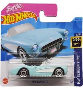 Hot Wheels - 1956 Corvette - HW Screen Time 9/10 - HKK87 - Short Card -...