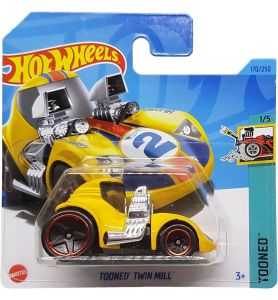 Hot Wheels - Tooned Twin Mill - Tooned 1/5 - HKJ84 - Short Card - Amarillo -...