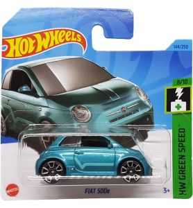 Hot Wheels - Fiat 500e - HW Green Speed 8/10 - HKH59 - Tarjeta corta -...