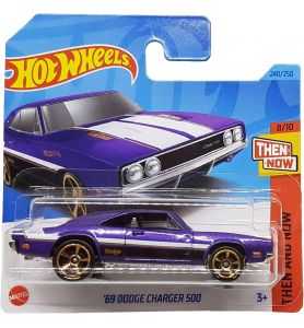 Hot Wheels - ´69 Dodge Charger 500 - Then and Now 8/10 - HKJ46 - Short Card -...