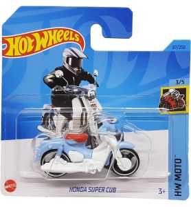 Hot Wheels - Honda Super Cub - HW Moto 3/5 - HKH74 - Short Card - Motocicleta...