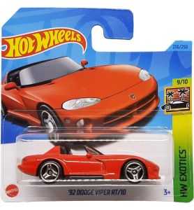 Hot Wheels - ´92 Dodge Viper RT/10 - HW Exotics 9/10 - HKG71 - Short Card -...