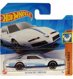 Hot Wheels - ´84 Pontiac Firebird - Muscle Mania 8/10 - HKK92 - Short Card -...