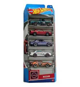 Hot Wheels Pack 5 Coches NISSAN - HLY73