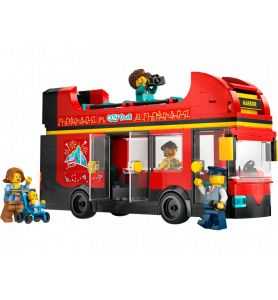 Lego City 60407 Autobús Turístico Rojo de Dos Plantas