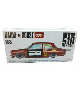 Mini GT 003 Datsun Pro Street SK510 Rojo 510 Kaido House