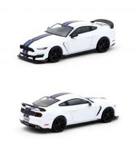 TARMAC WORKS 1/64 Global64 Ford Mustang Shelby GT350R White Metallic T