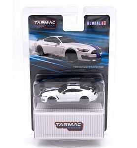 TARMAC WORKS 1/64 Global64 Ford Mustang Shelby GT350R White Metallic T