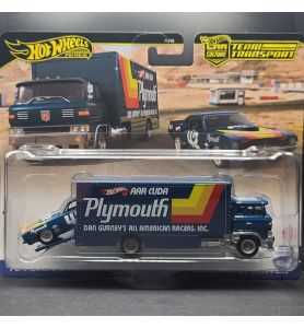 Hot Wheels Team Transport 1970 Plymouth AAR Cuda & Sakura