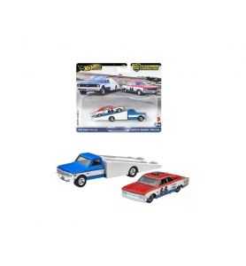 Hot Wheels Team Transport '66 CHEVELLE & '73 CHEVY RAMP TRUCK 64