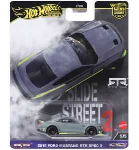 Hot wheels Premium Slide Street 2 2018 Ford Mustang RTR Spec 5 5/5
