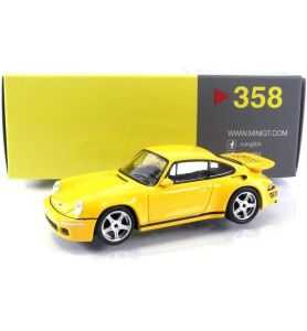 Mini GT Ruf CTR Aniversario Blossom Amarillo LHD Escala 1:64