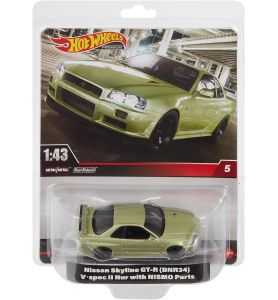 Hot Wheels Premium Nissan Skyline GT-R (34) a Escala 1/43  Número 5