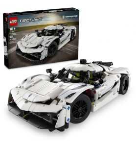 Lego Technic 42184 Hipercoche Koenigsegg Jesko Absolut Blanco
