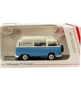 Schuco Volkswagen T2 Camper Azul celeste 1/64