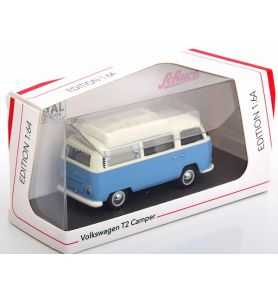 Schuco Volkswagen T2 Camper Azul celeste 1/64