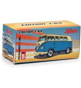 Schuco Volkswagen T1 Bus Beig Azul 1/64