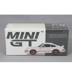 Mini GT Porsche 911 Carrera RS 2.7 Grand Prix White with Red Livery