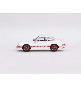Mini GT Porsche 911 Carrera RS 2.7 Grand Prix White with Red Livery