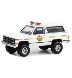 Greenlight 1991 Chevrolet K5 Blazer White "North Dakota State Patrol" "Hot...
