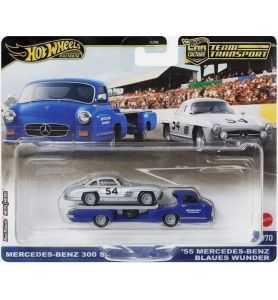 Hot Wheels Team Transport Mercedes-Benz 300 SL '55 Mercedes-Benz Blaues Wunder