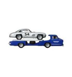 Hot Wheels Team Transport Mercedes-Benz 300 SL '55 Mercedes-Benz Blaues Wunder