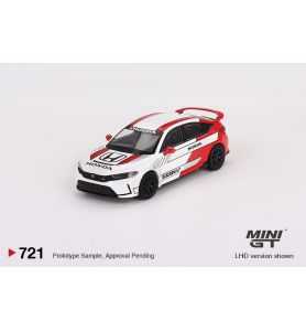 Mini GT Honda Civic Type R Pace Car White 2023