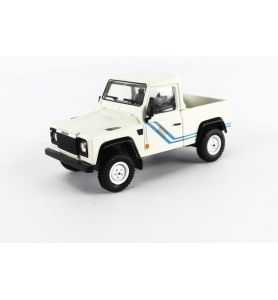 Mini GT Land Rover Defender 90 Pickup Blanco RHD