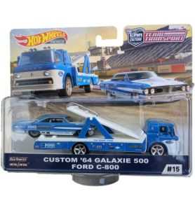 Hot Wheels Team Transport Custom '64 Galaxie 500 + Ford C-800