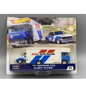 Hot Wheels Team Transport '71 Datsun 510 Fleet Flyer